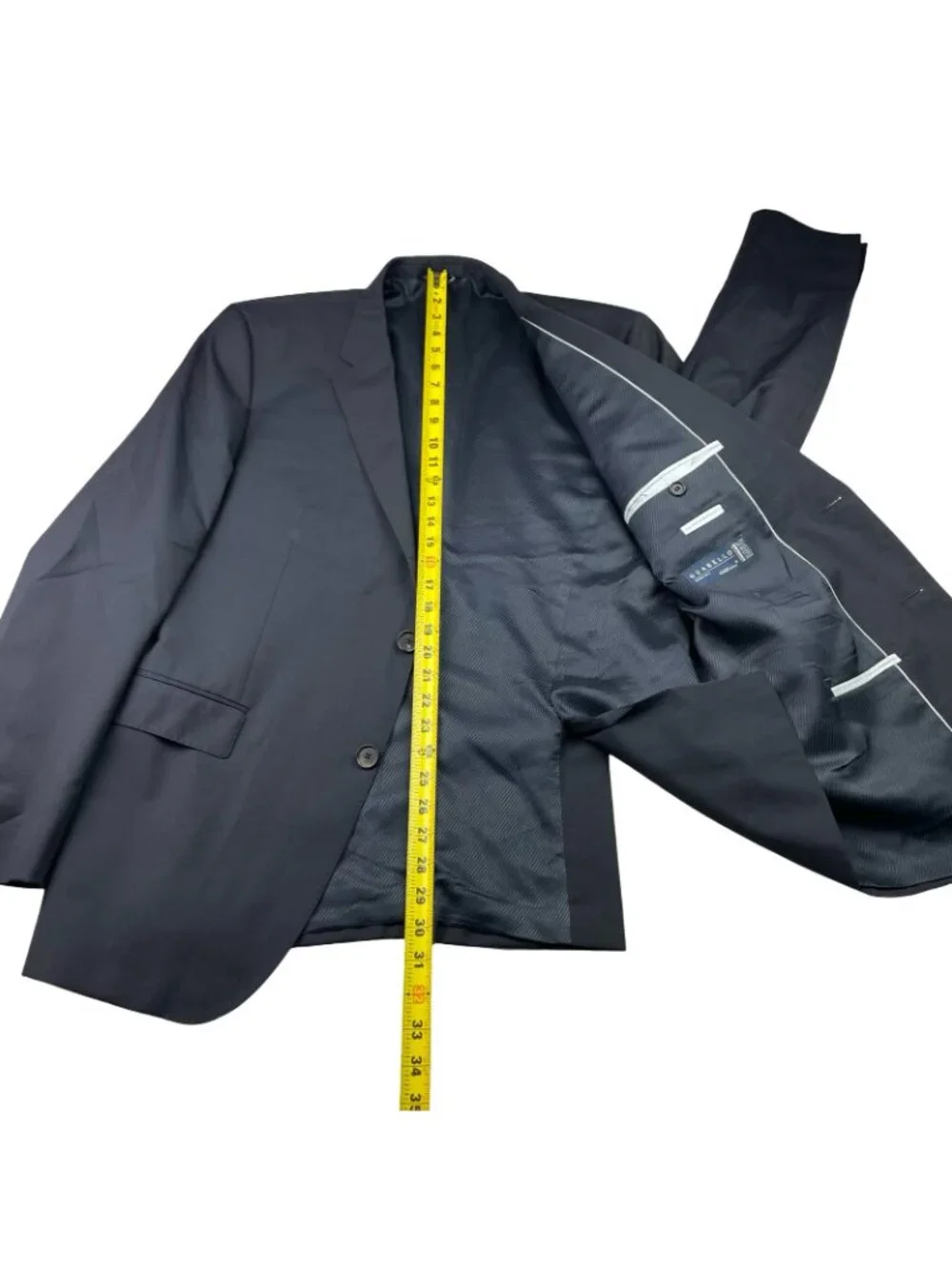 Hugo Boss Men's The James3/Sharp5 100% Wool 2-Button Blazer Navy • 44R-US | 54EU